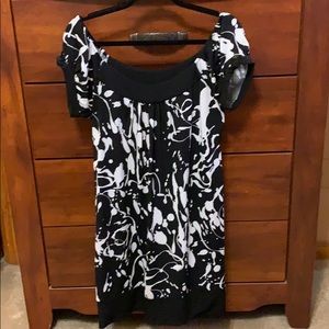 Black and white dress